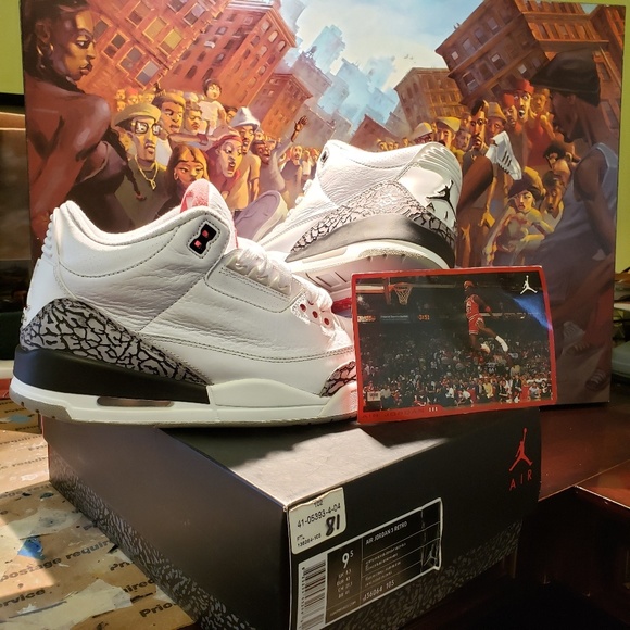 Sold... Jordan White Cement 3 - Picture 6 of 6